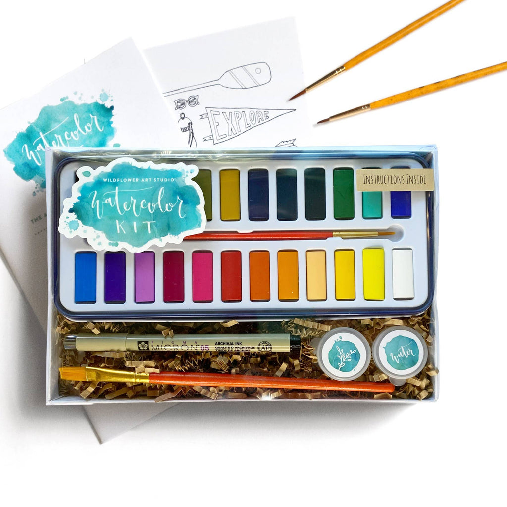 Watercolors, Liquid Chalk, and Ink | AccidentalArtMaker
