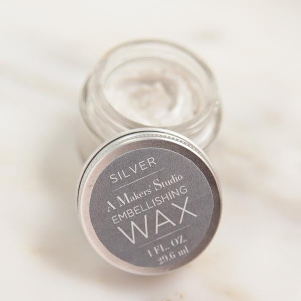 Amy Howard Home - Silver Embellishing Wax - 1 oz. - Accidental ArtMaker