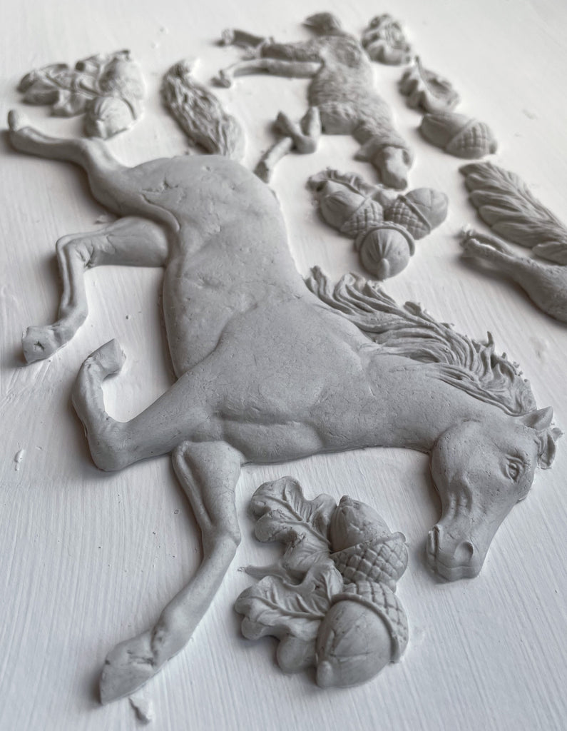 Horse and Hound IOD Moulds - Iron Orchid Designs - Accidental ArtMaker