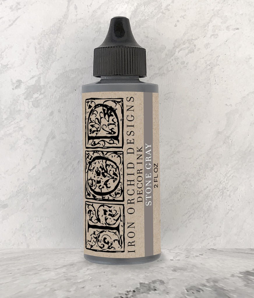 Decor Ink Stone Gray 2 oz - Iron Orchid Designs - Accidental ArtMaker