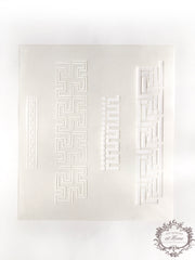 Amy Howard Home - Its Greek To Me Furniture Stencil 17x15 - Accidental ArtMaker