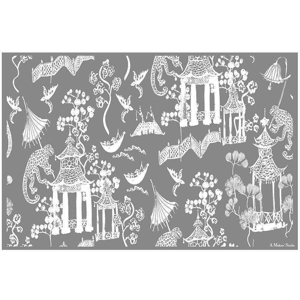 Amy Howard Home - Toile - Mesh Stencil 18x12 - Accidental ArtMaker
