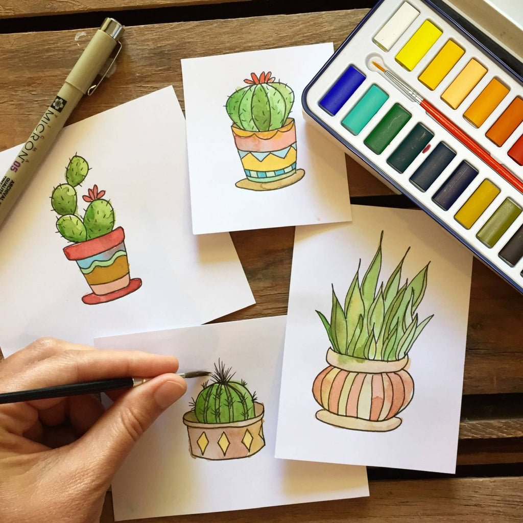 Wildflower Art Studio - Watercolor Kit - Accidental ArtMaker