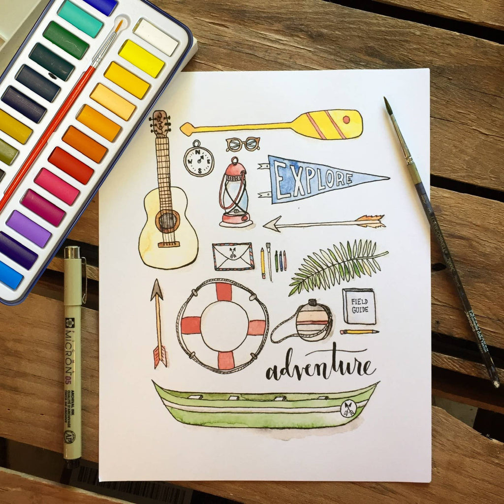 Wildflower Art Studio - Watercolor Kit - Accidental ArtMaker