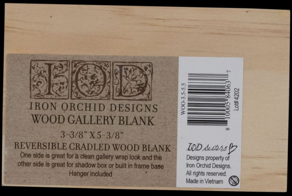 IOD Wood Art Panel 3.5×5.5 - Iron Orchid Designs - Accidental ArtMaker