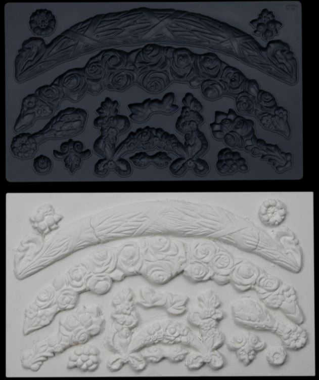 Swags IOD Moulds - Iron Orchid Design - Accidental ArtMaker